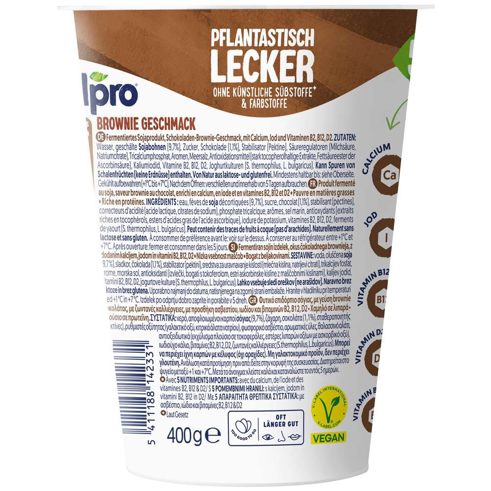 Produktabbildung Alpro Soja-Joghurtalternative, Brownie Geschmack