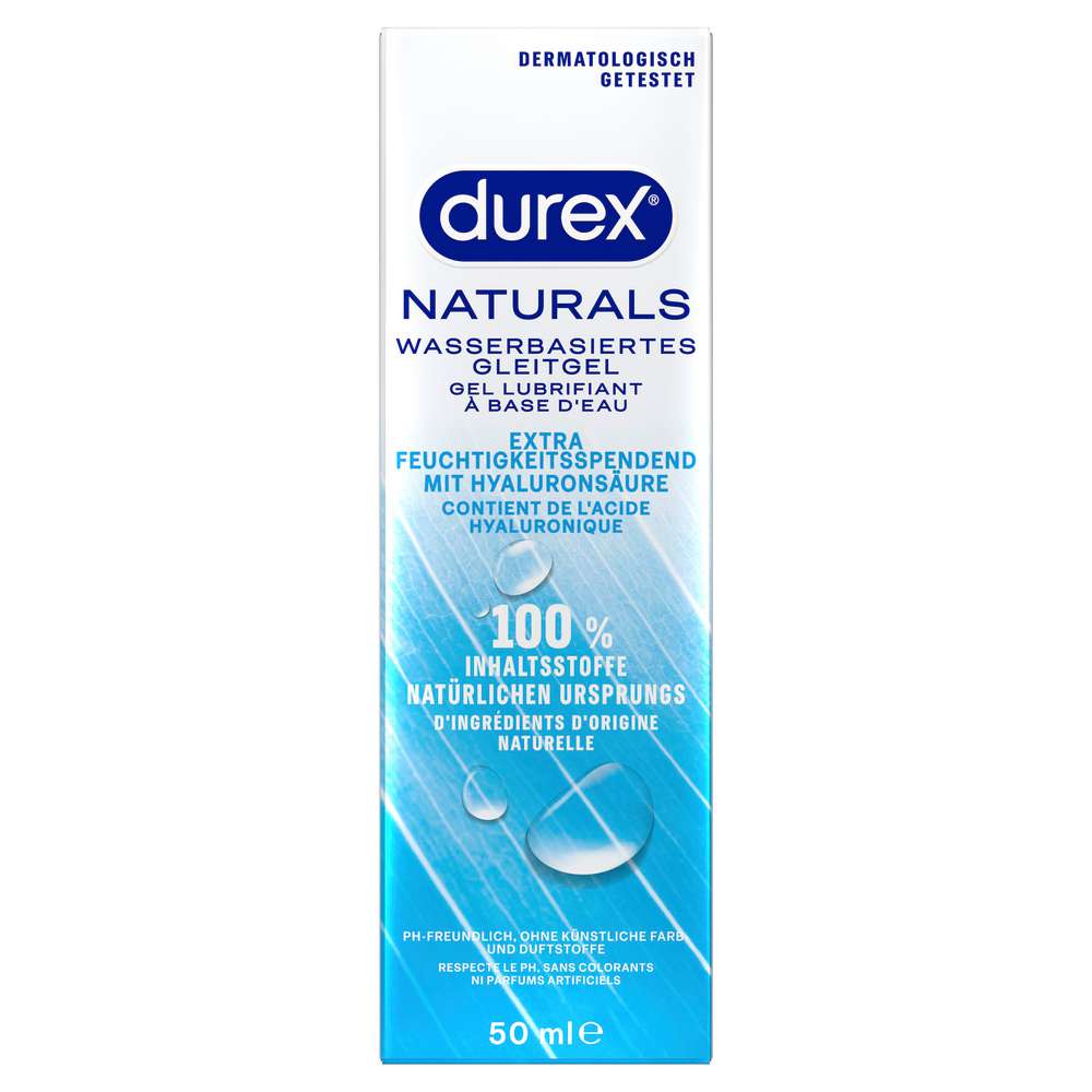 Produktabbildung Durex Gleitgel Naturals, wasserbasiert