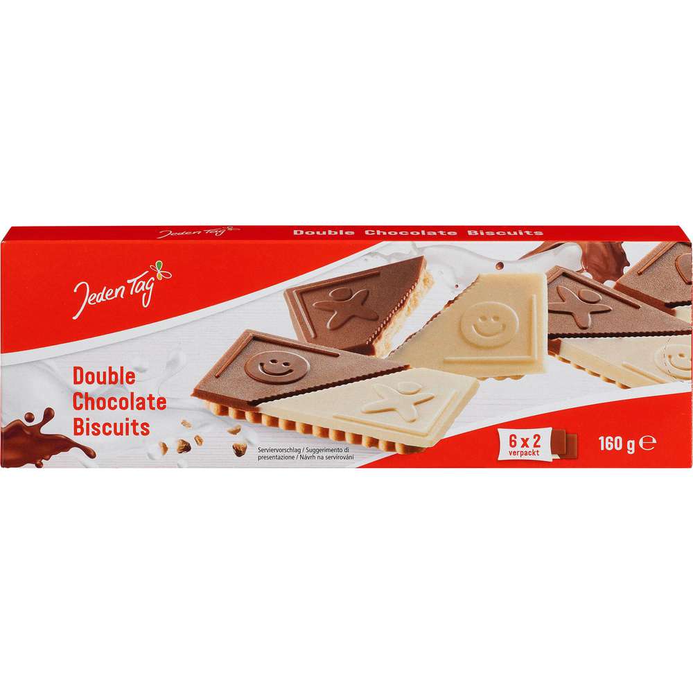 Produktabbildung Jeden Tag Biscuits, Double Chocolate