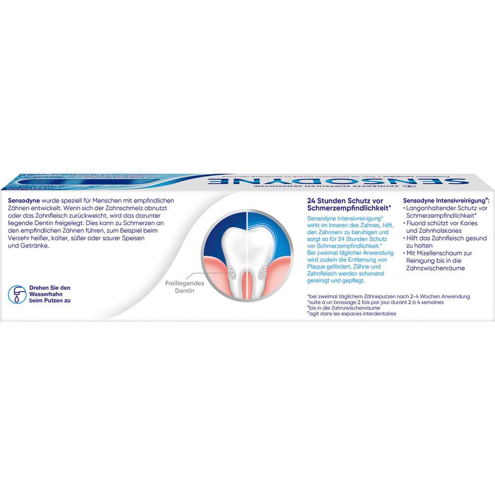 Produktabbildung Sensodyne Zahncreme MultiCare, Intensivreinigung