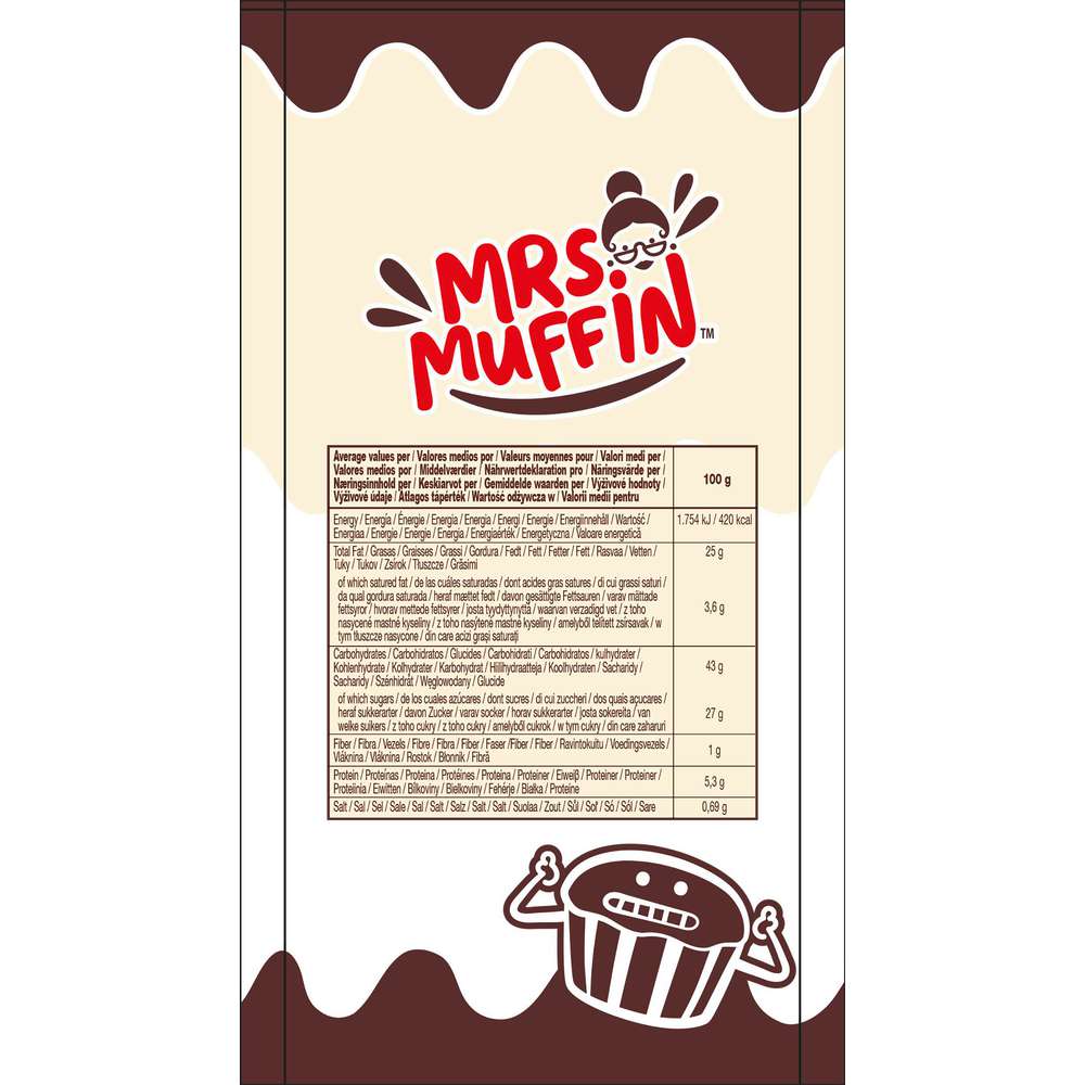 Produktabbildung Mrs. Muffin Mini Muffins Choco Chip