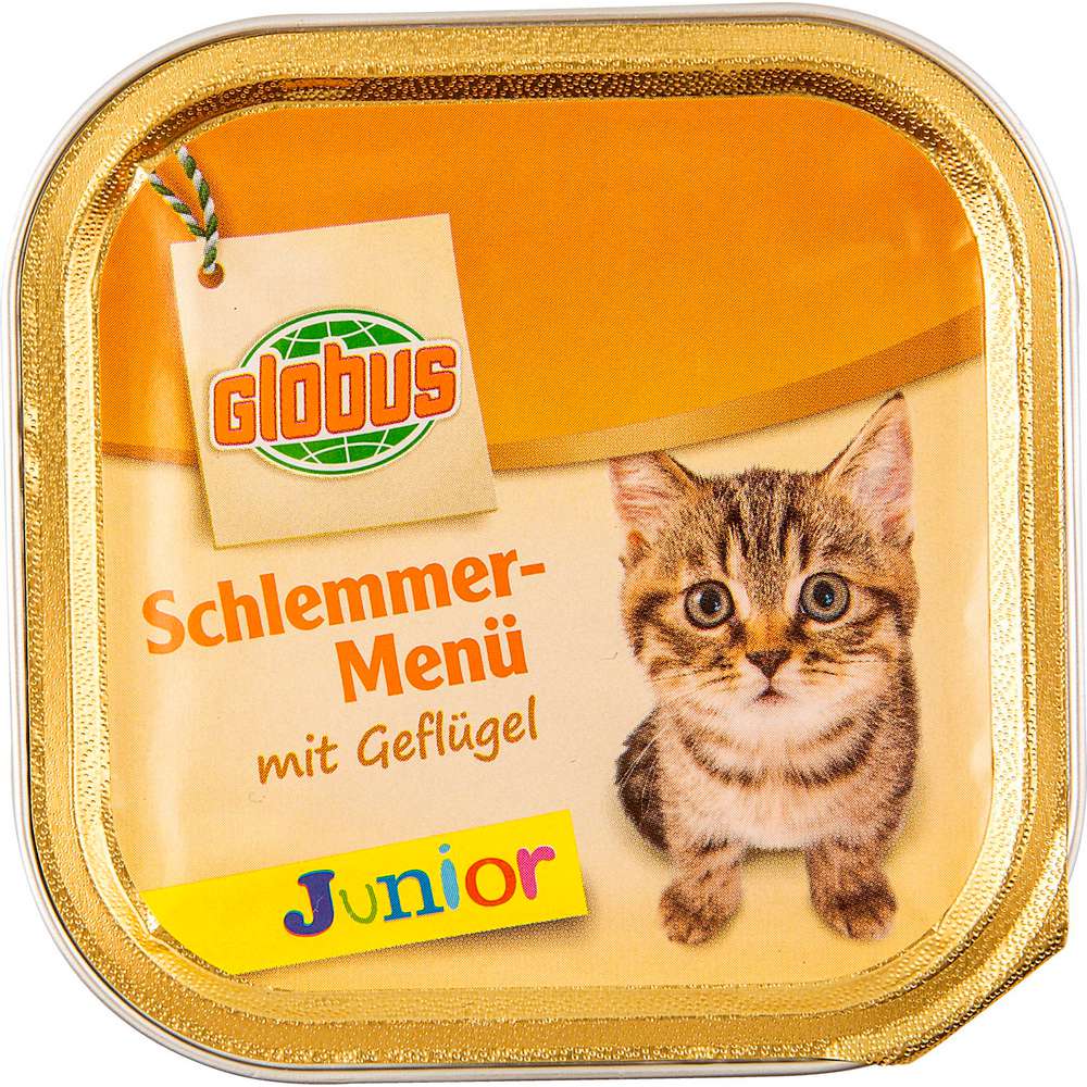 Produktabbildung GLOBUS Katzen-Nassfutter Geflügel Junior