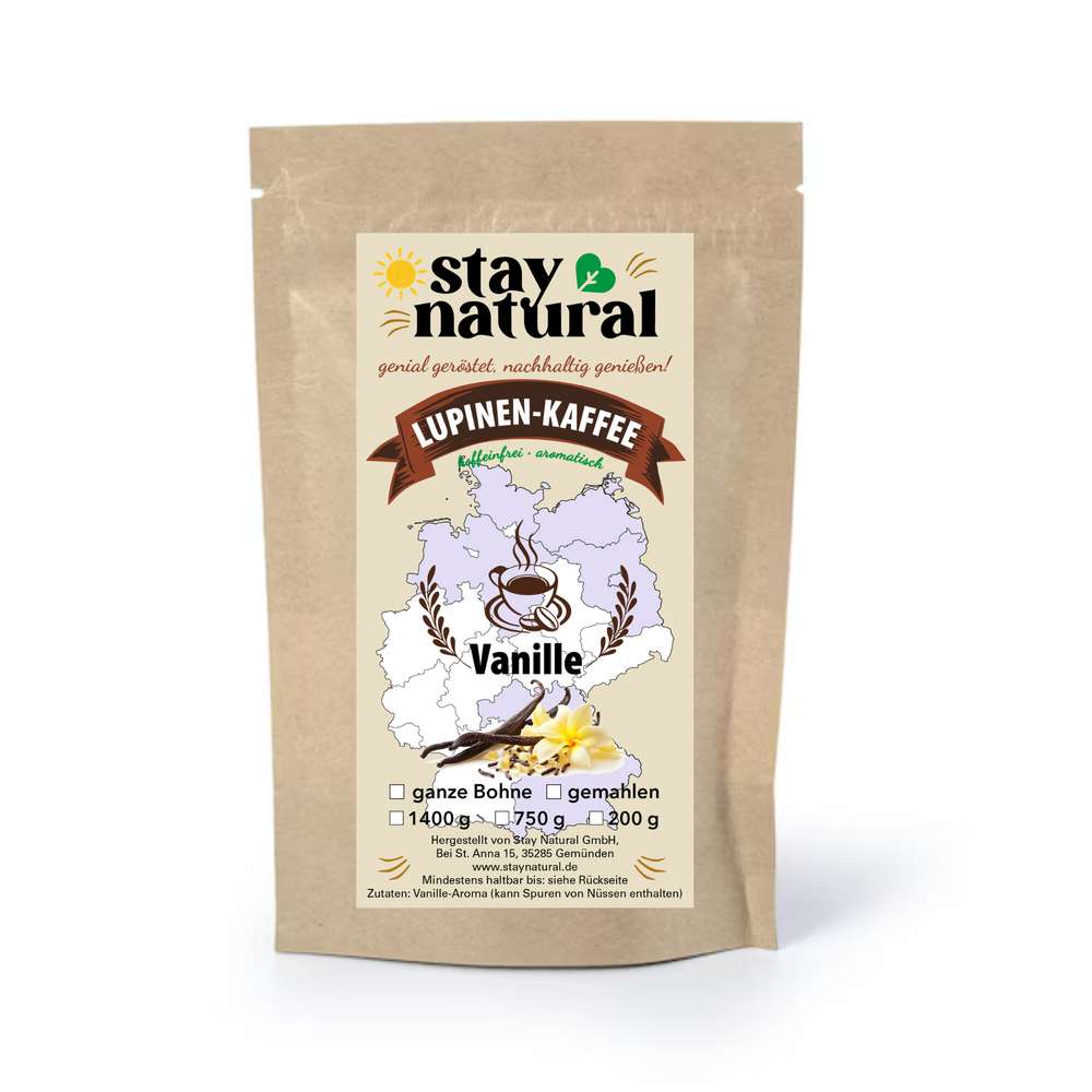Produktabbildung  Lupinenkaffee gemahlen, Vanille