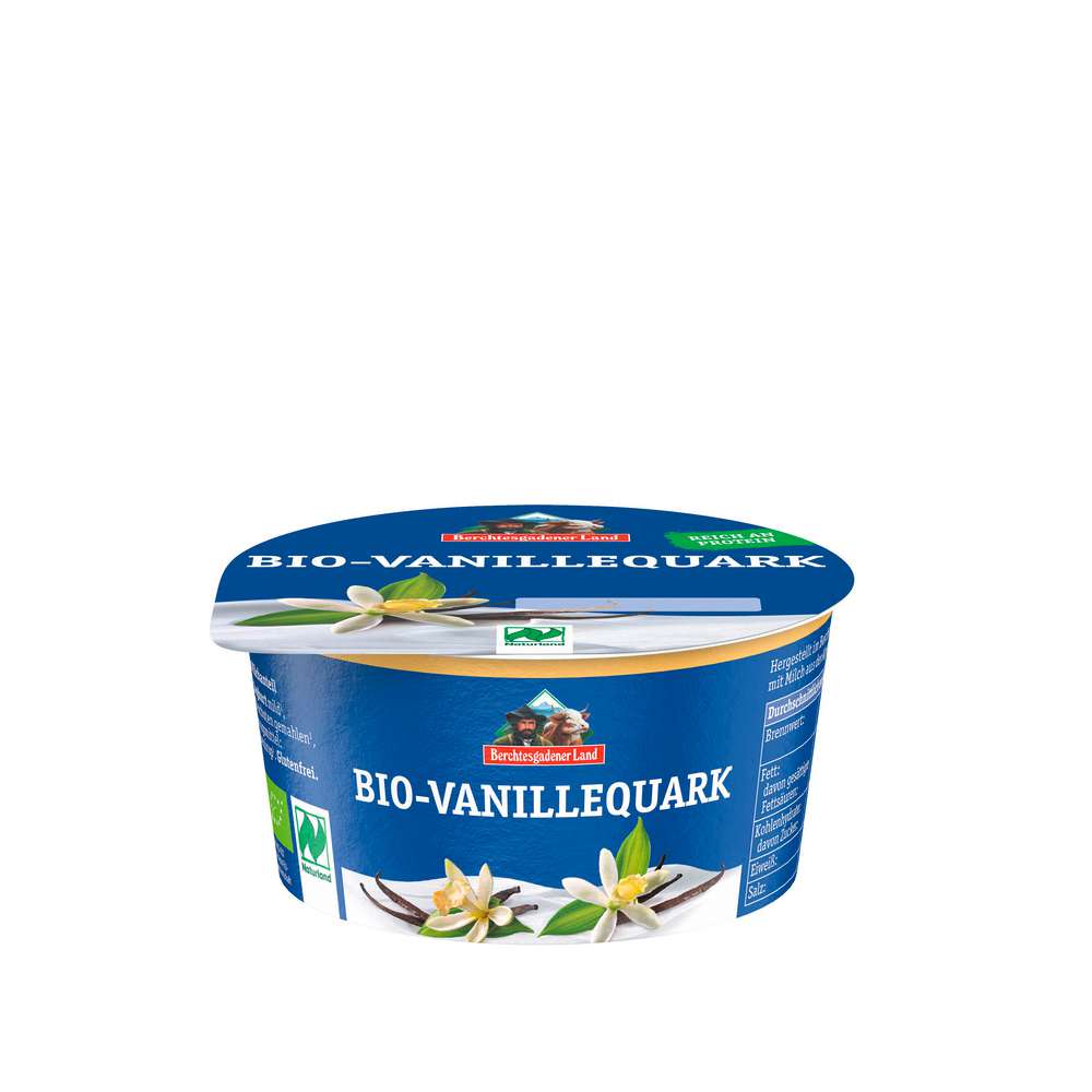 Produktabbildung Berchtesgadener Land Bio Fruchtquark 20% Fett, Vanille
