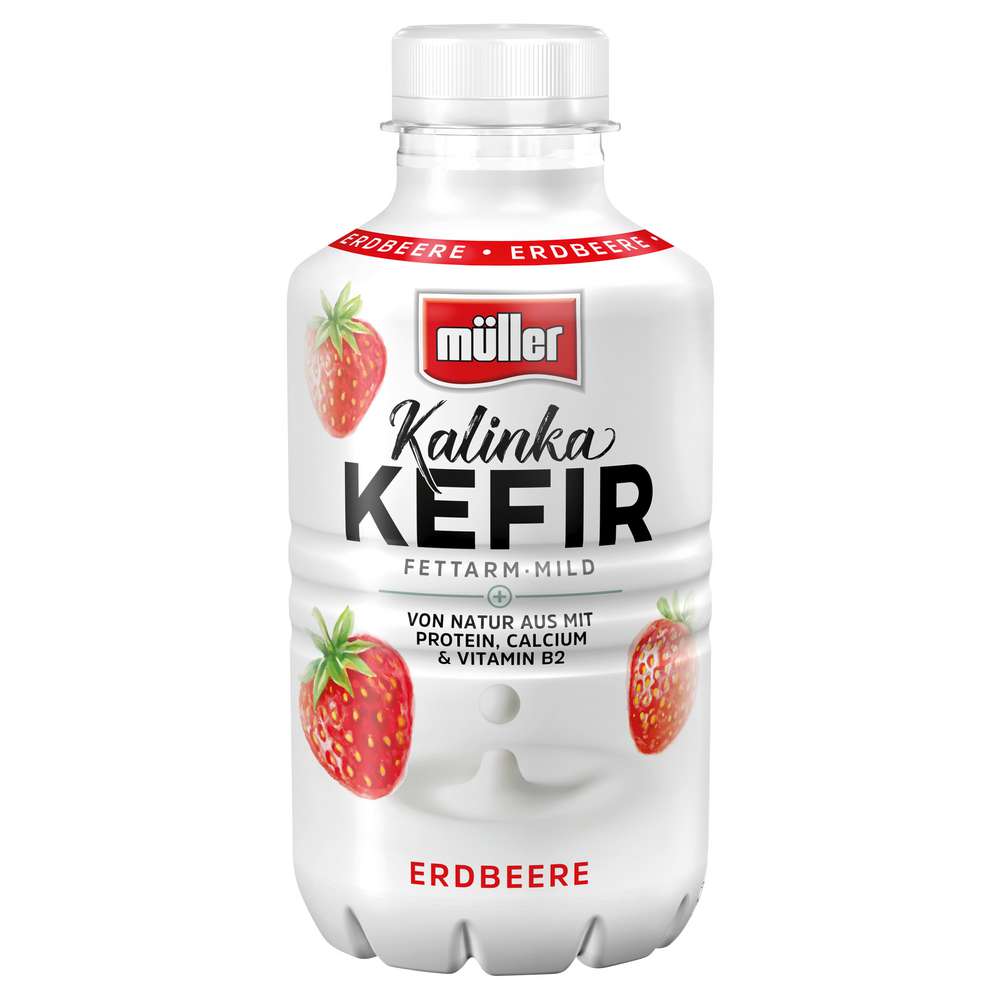 Produktabbildung Müller Kalinka Kefir, Erdbeere