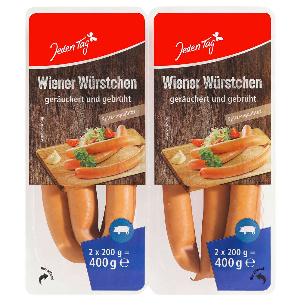 Produktabbildung Jeden Tag Wiener Würstchen