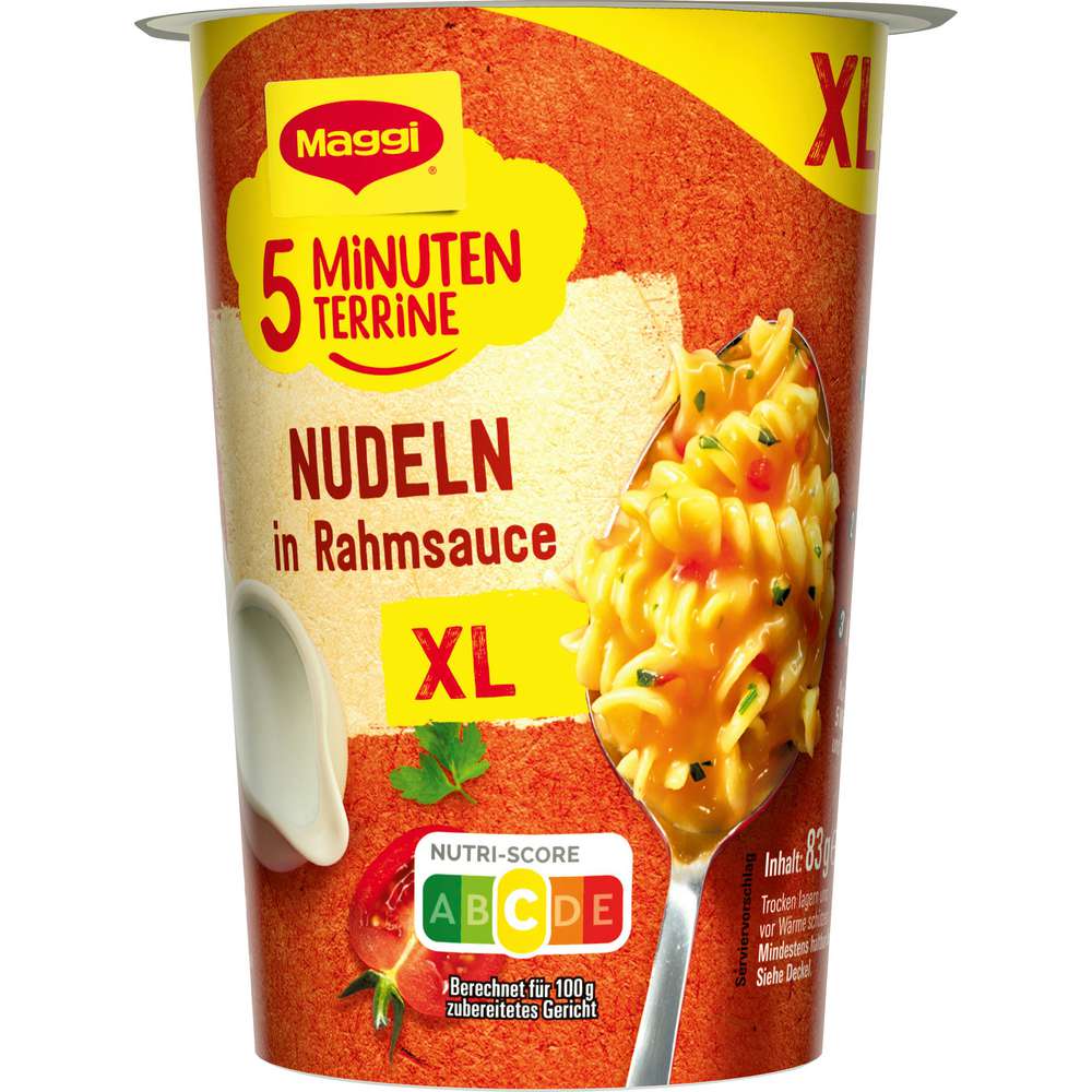 Produktabbildung Maggi 5 Minuten Terrine XL, Nudeln in Rahmsauce