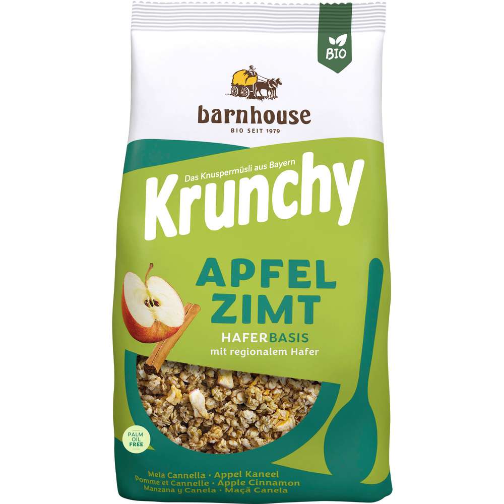 Produktabbildung barnhouse Krunchy Müsli, Apfel-Zimt