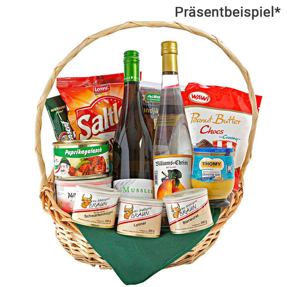 Produktabbildung keine Marke Präsentkorb pfälzer Produkte