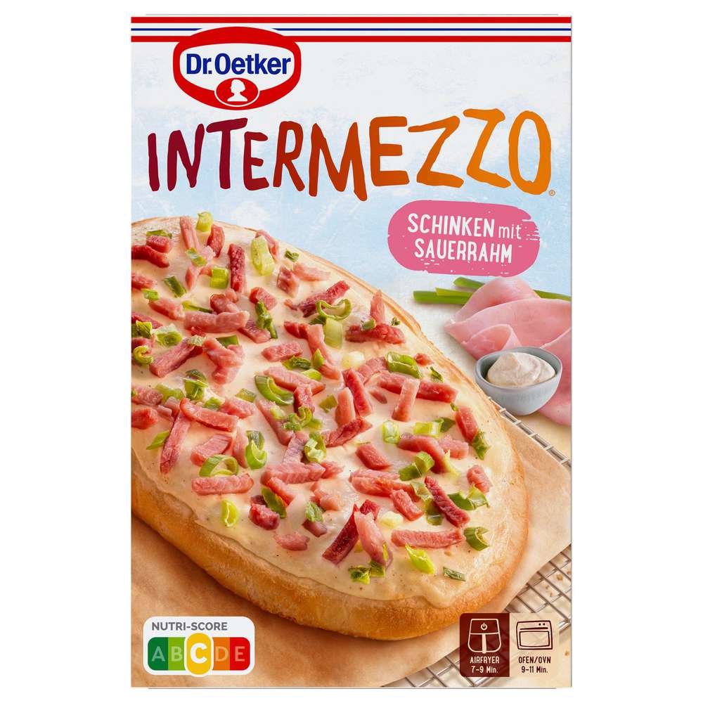 Produktabbildung Dr. Oetker Pizzabrot Intermezzo, Schinken mit Sauerrahm