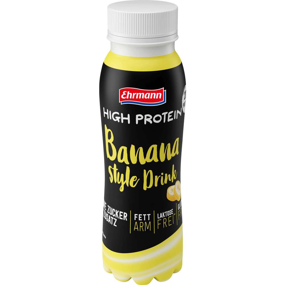 Produktabbildung Ehrmann High Protein-Drink, Banane