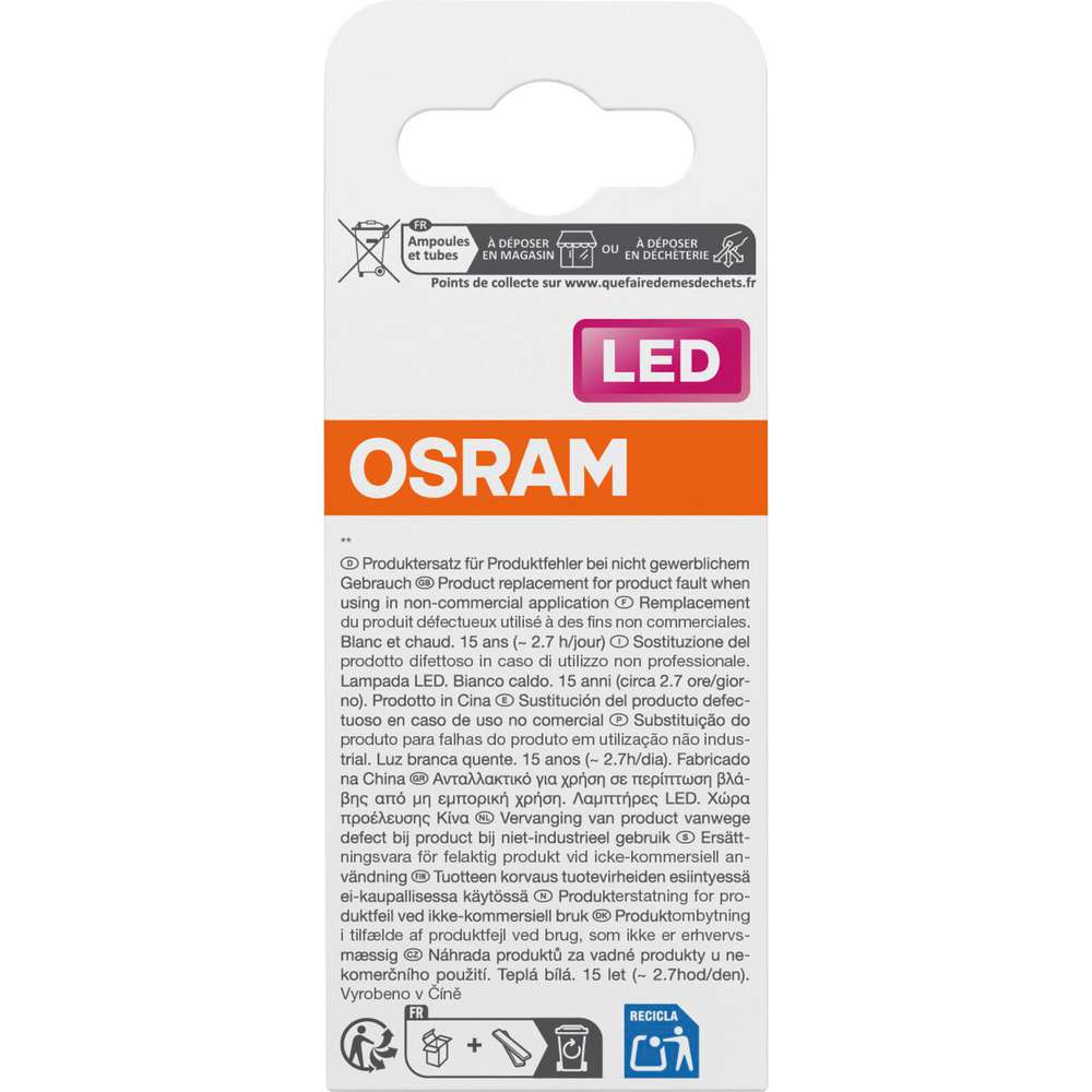 Produktabbildung Osram LED-Filament Star klar CLP25