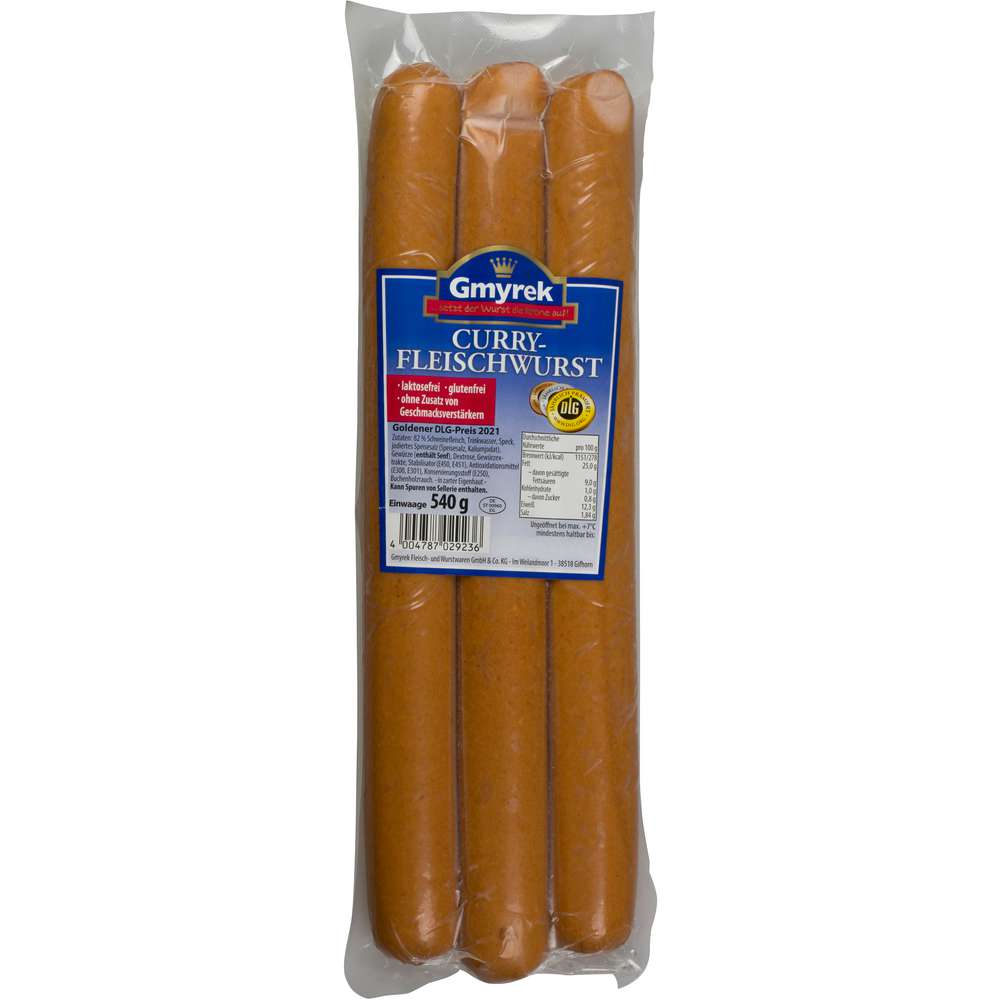 Produktabbildung Gmyrek Curryfleischwurst