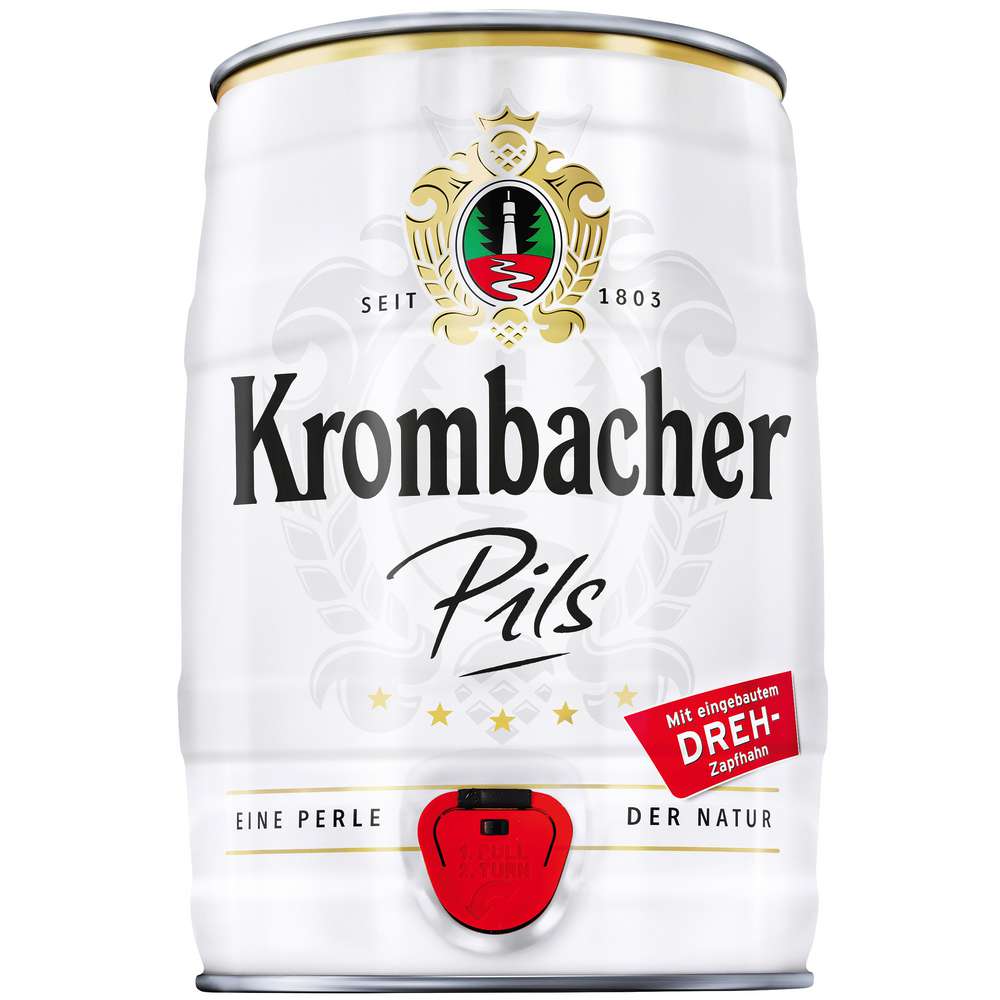 Produktabbildung Krombacher Pils Partyfass, 4,8%