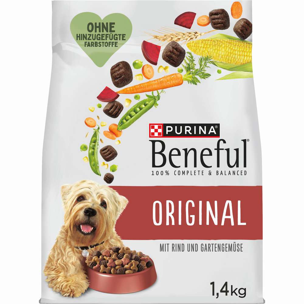 Produktabbildung Purina Hunde-Trockenfutter, Original Gemüse/Rind