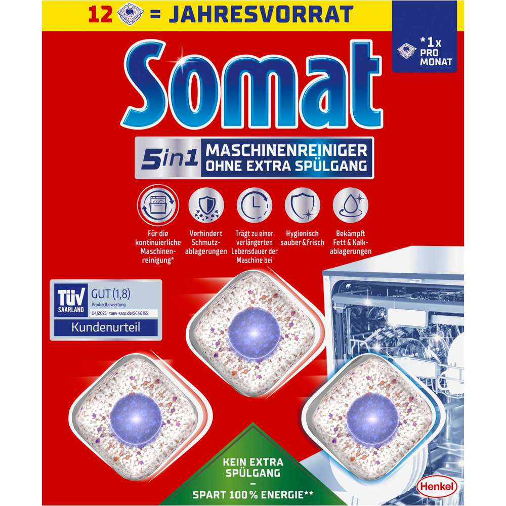 Produktabbildung Somat Spülmaschinen-Reiniger 5in1