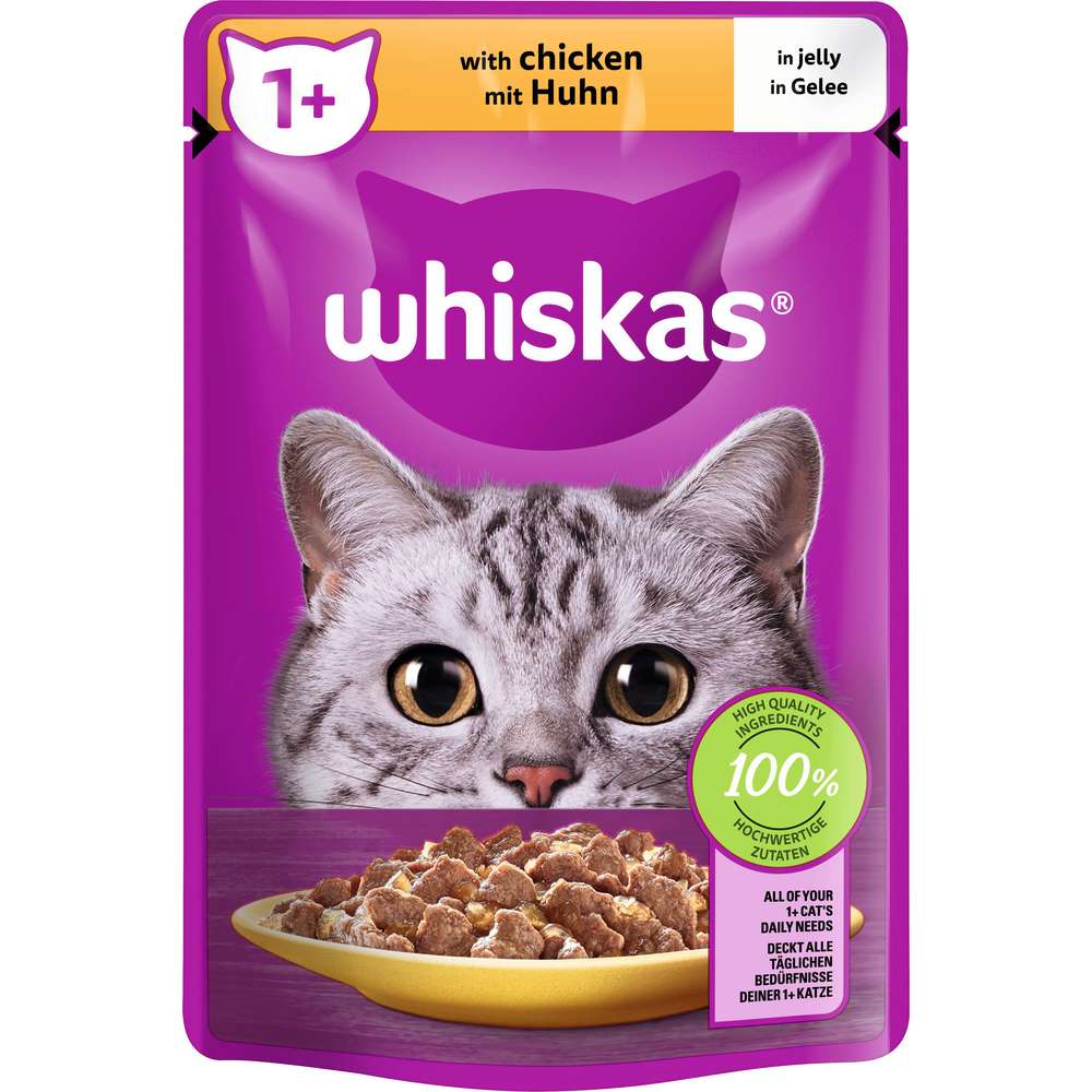 Produktabbildung Whiskas Katzen-Nassfutter, Huhn