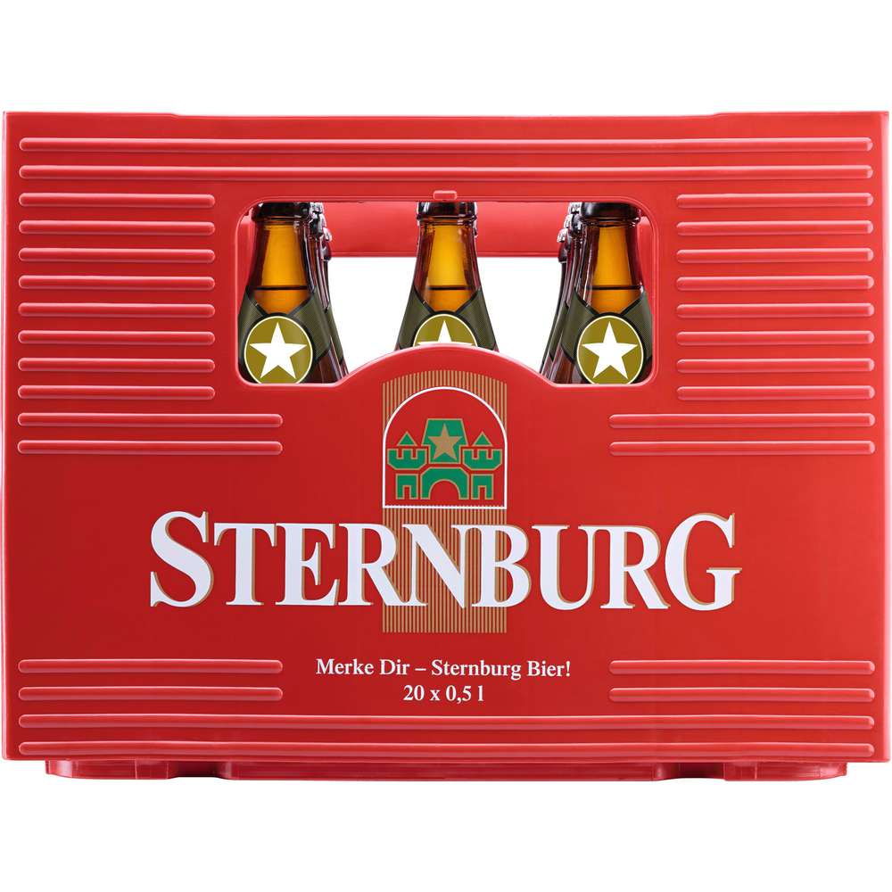 Produktabbildung Sternburg Pilsener Bier, 4,8% (20x 0,500 Liter)