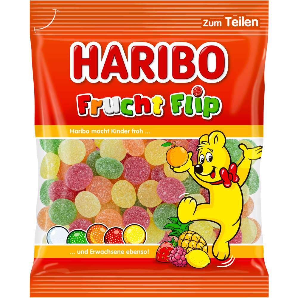 Produktabbildung Haribo Fruchtgummi Frucht Flip