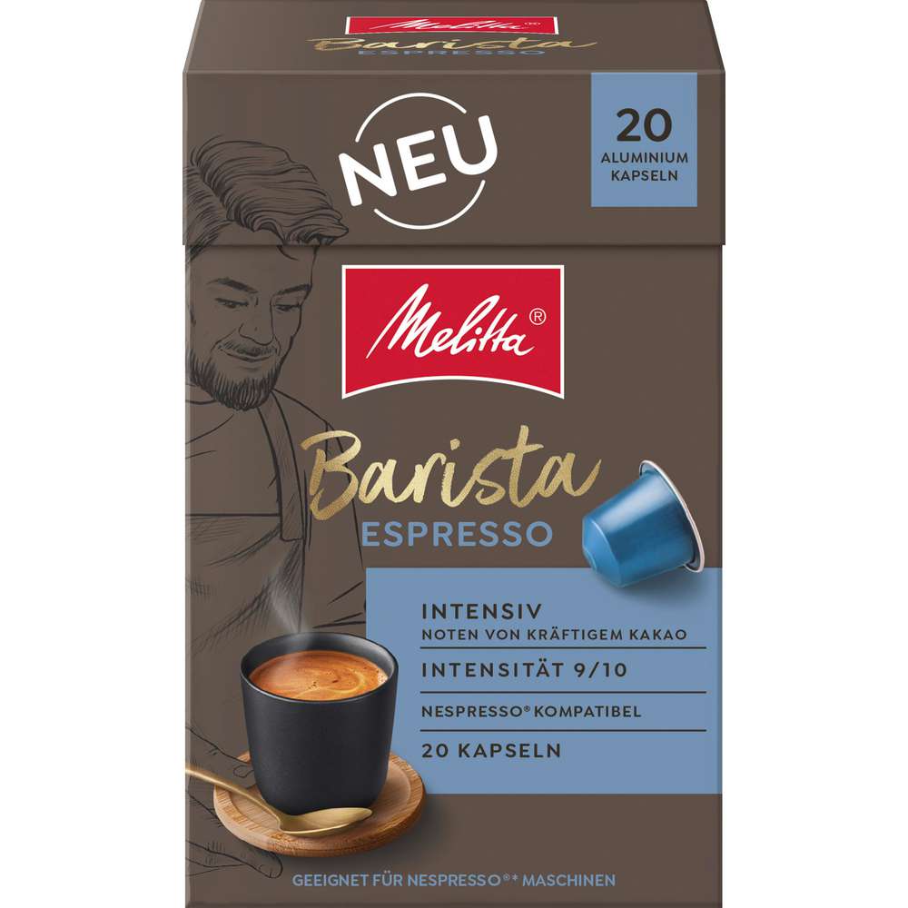 Produktabbildung Melitta Kaffee-Kapseln Barista Espresso