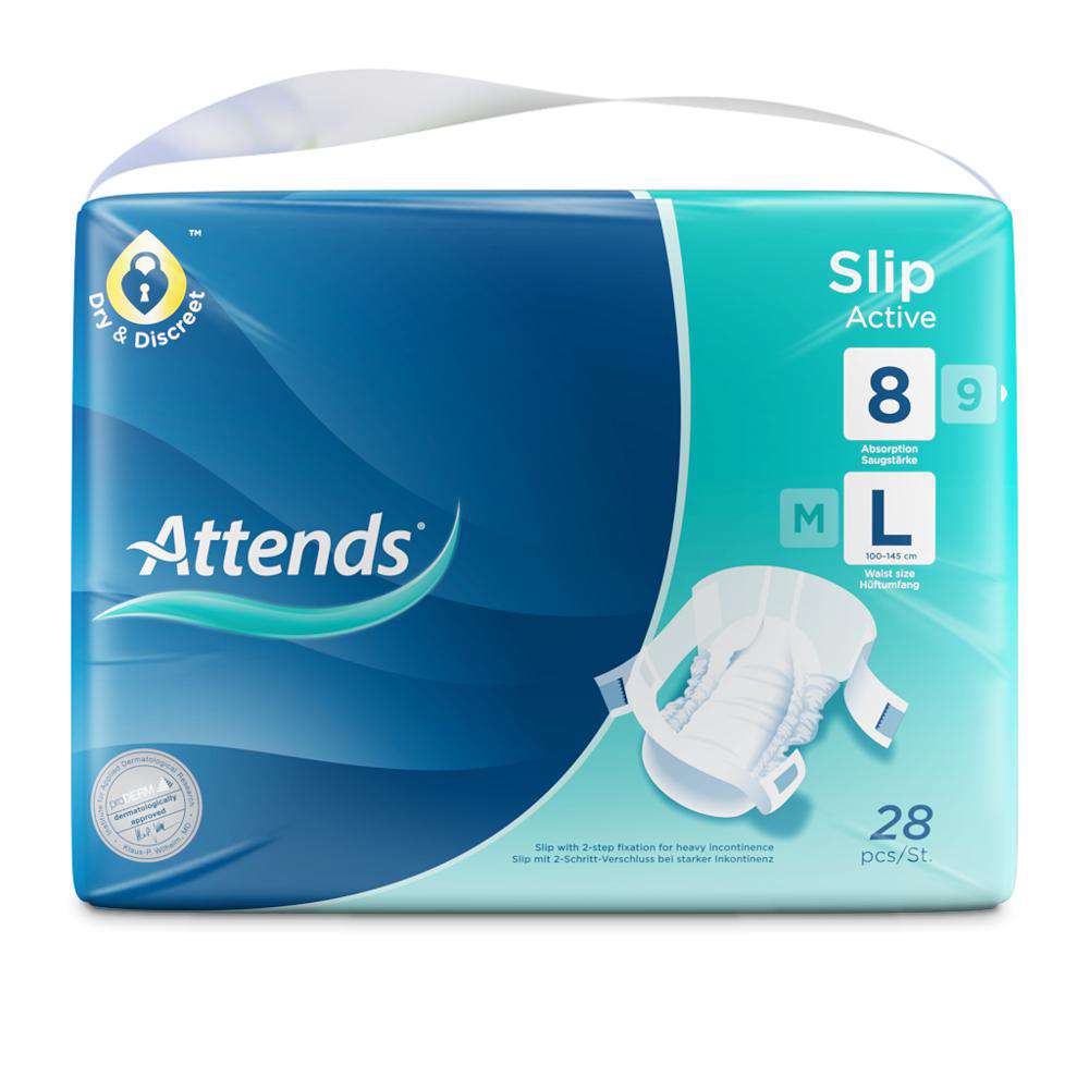 Produktabbildung Attends Slip Active 8 Gr. L