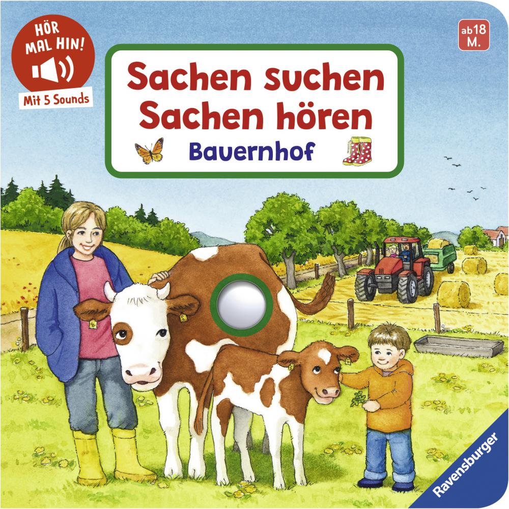 Produktabbildung keine Marke Hör mal hin – Soundbuch mit 5 echten Geräuschen, je Titel