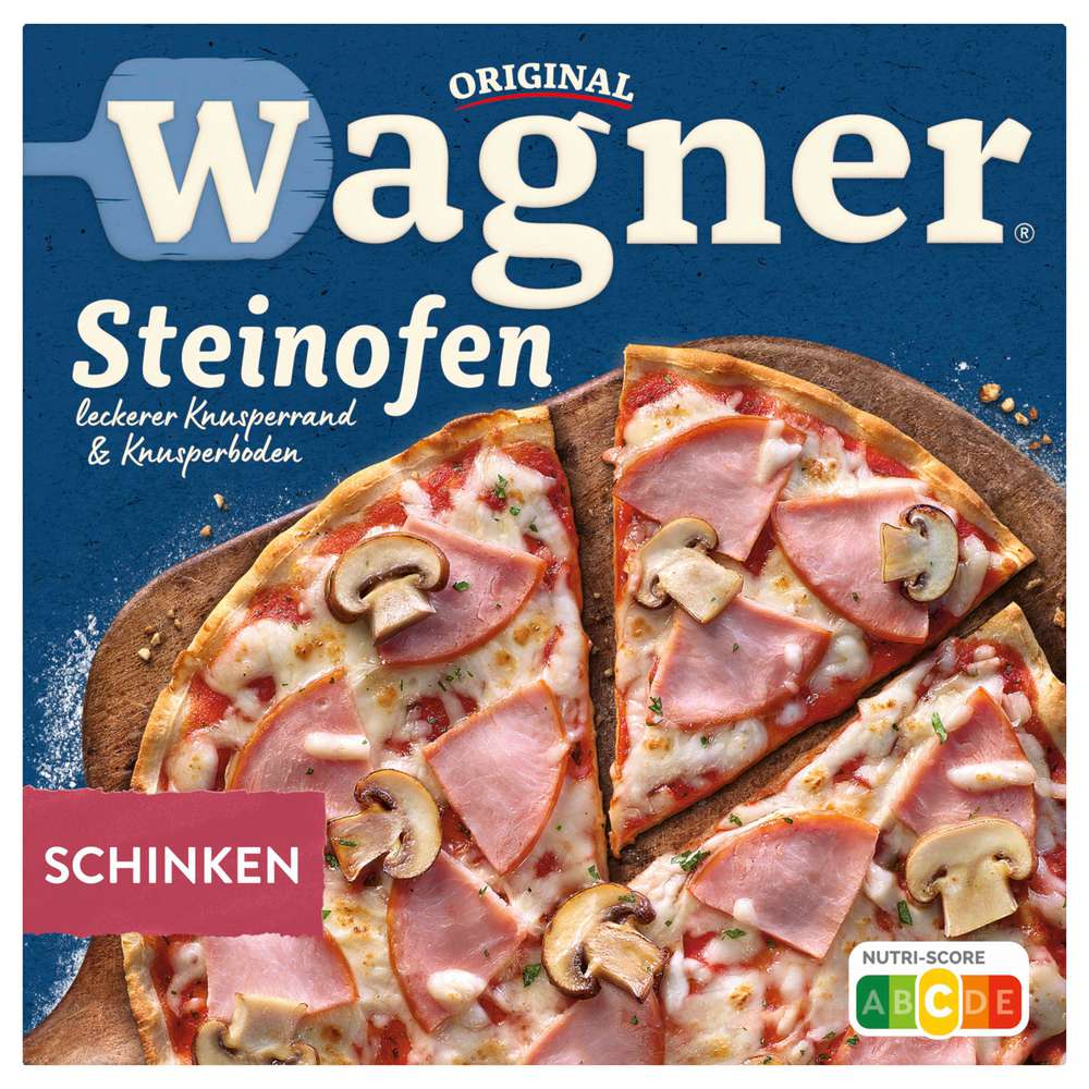 Produktabbildung Wagner Steinofen Pizza Schinken, tiefgekühlt
