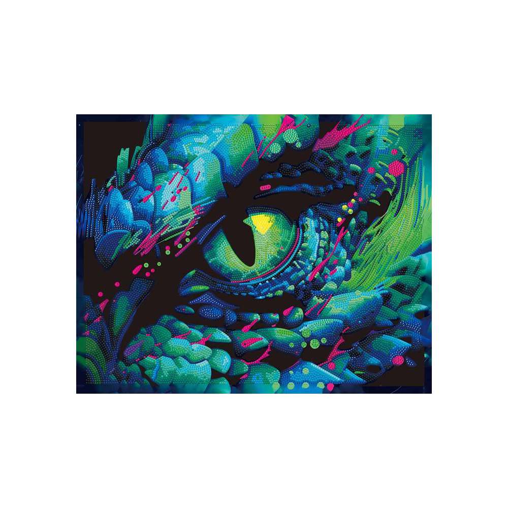 Produktabbildung Carletto Diamond Painting Neon Drachenauge