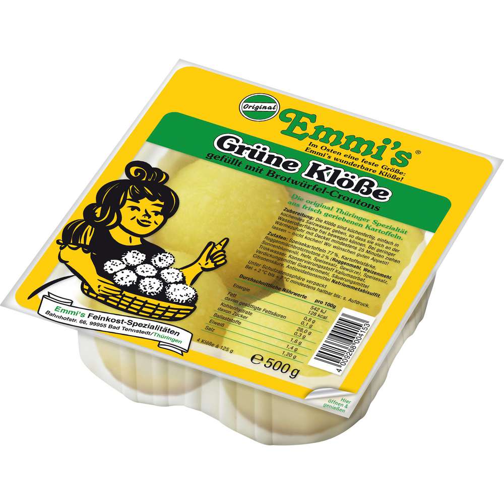 Produktabbildung Burgis Grüne Klöße