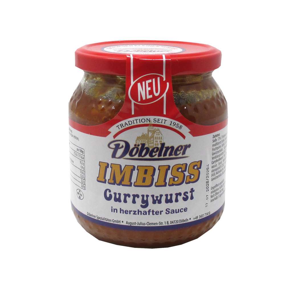 Produktabbildung Döbelner Currywurst