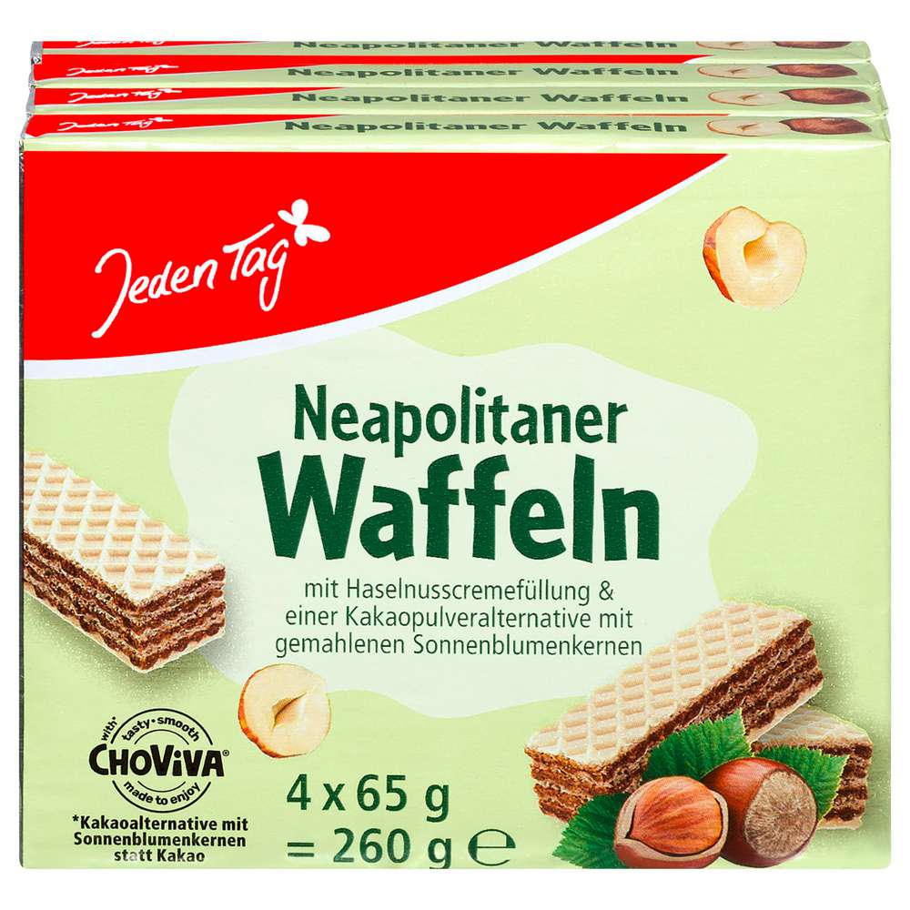Produktabbildung Jeden Tag Neapolitaner Waffeln, Choviva