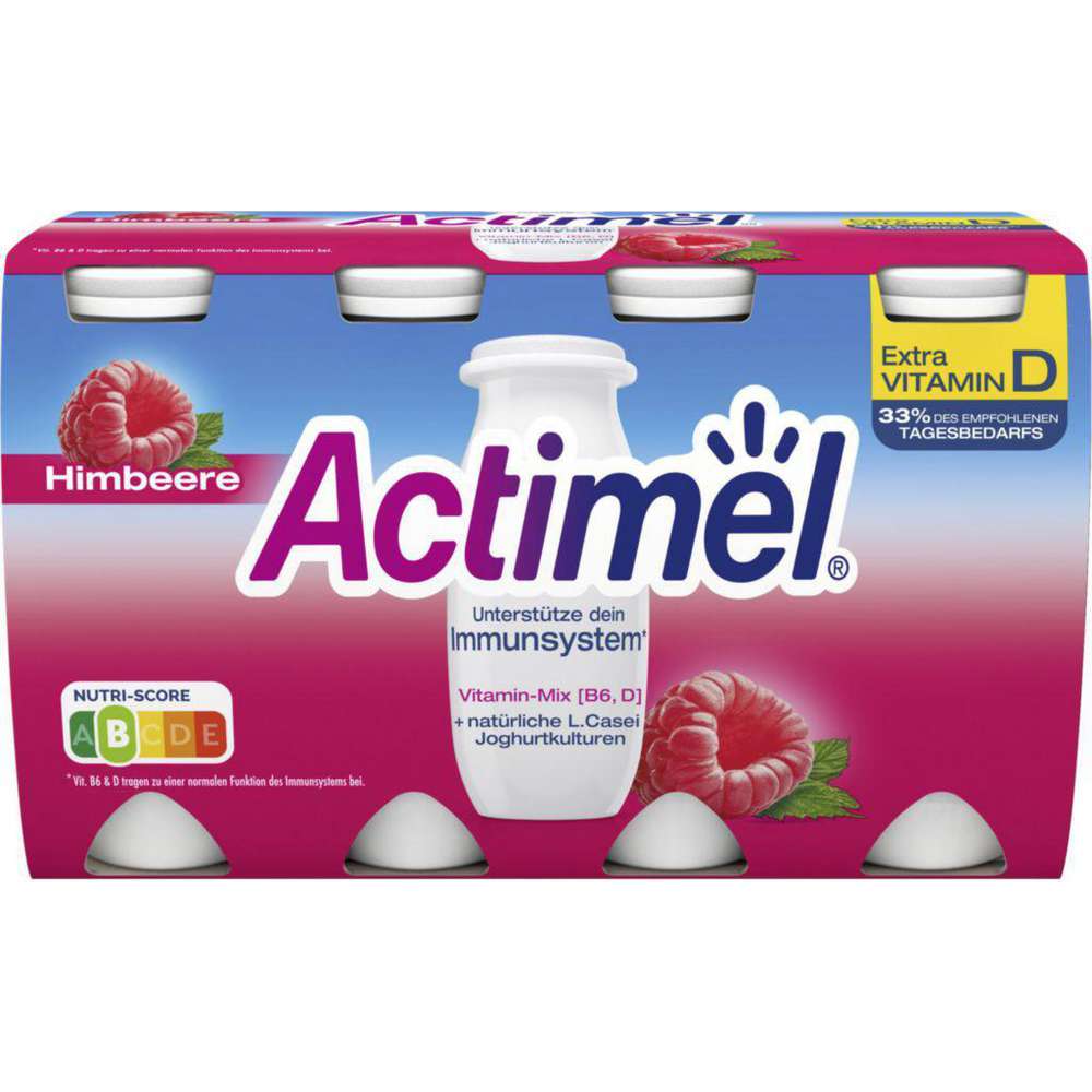 Produktabbildung Danone Actimel Trinkjoghurt, Himbeer