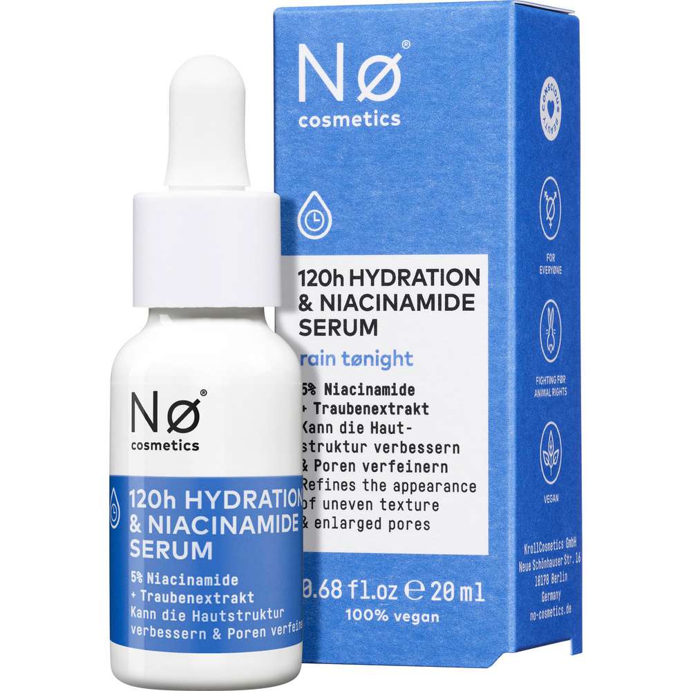 Produktabbildung No Cosmetics Hydration 120h & Niacinamide Serum rain tønight 