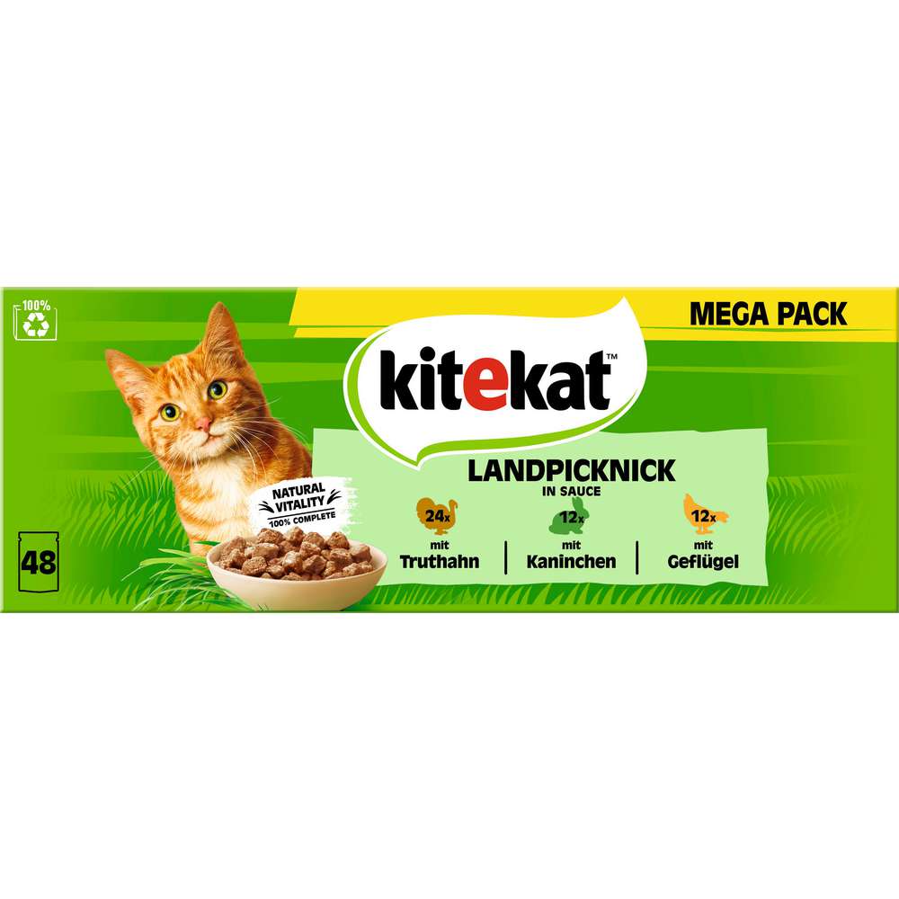 Produktabbildung Kitekat Katzen-Nassfutter, Landpicknick in Sauce