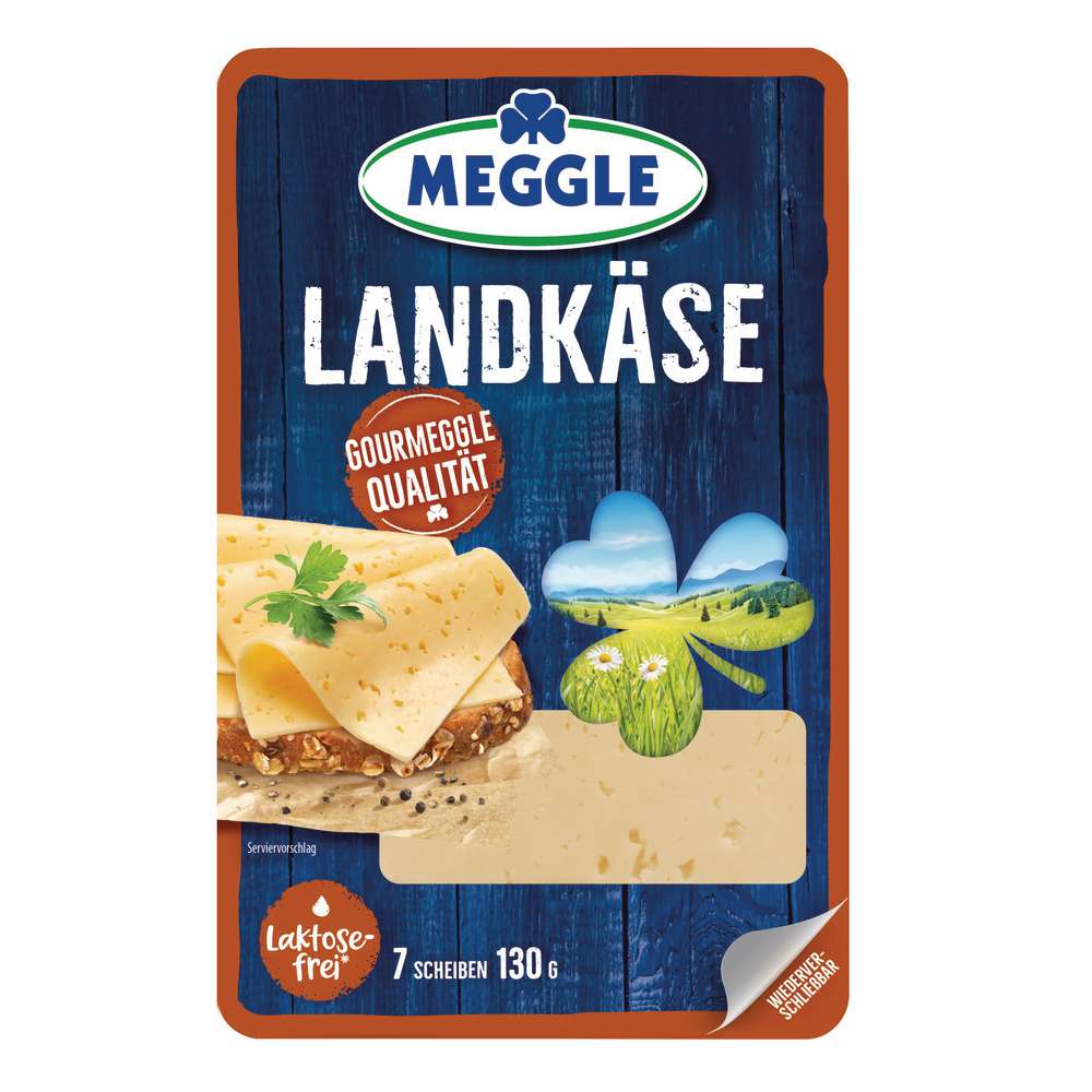 Produktabbildung Meggle Käsescheiben Landkäse