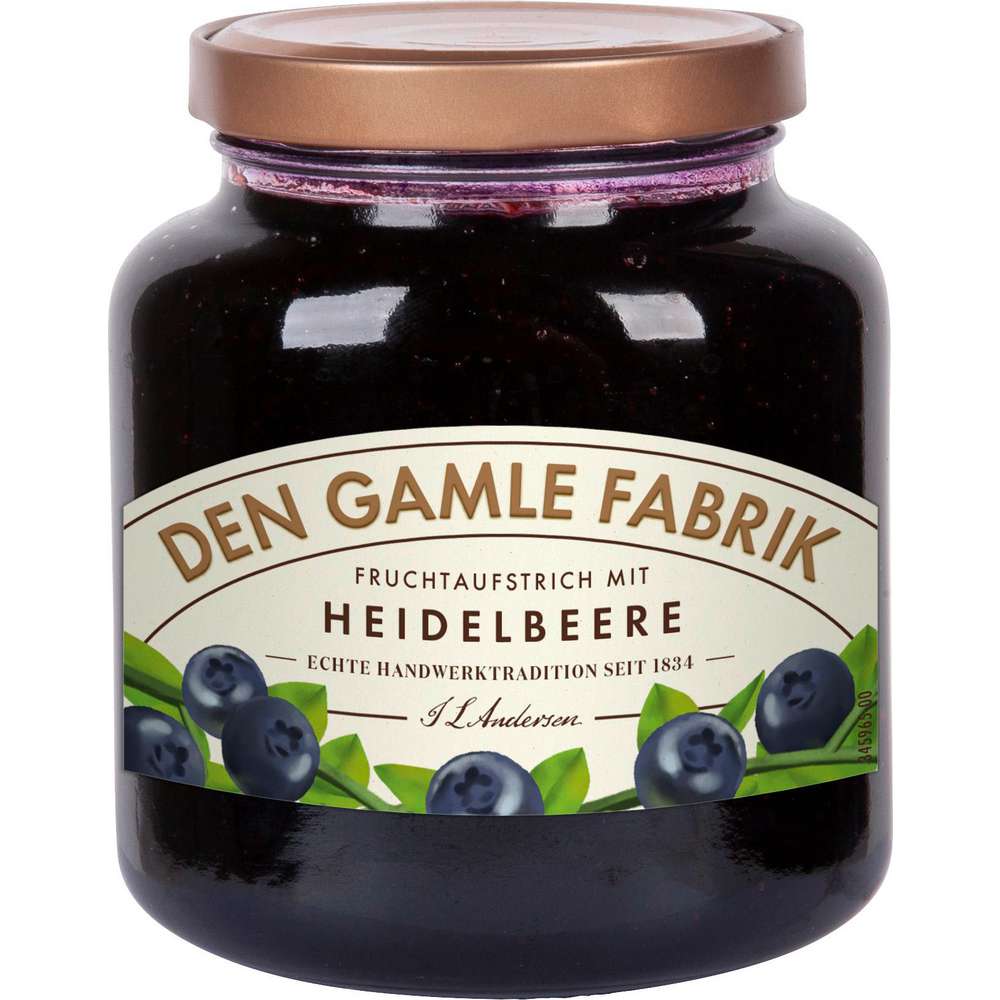 Produktabbildung Den Gamle Fabrik Fruchtaufstrich, Heidelbeere