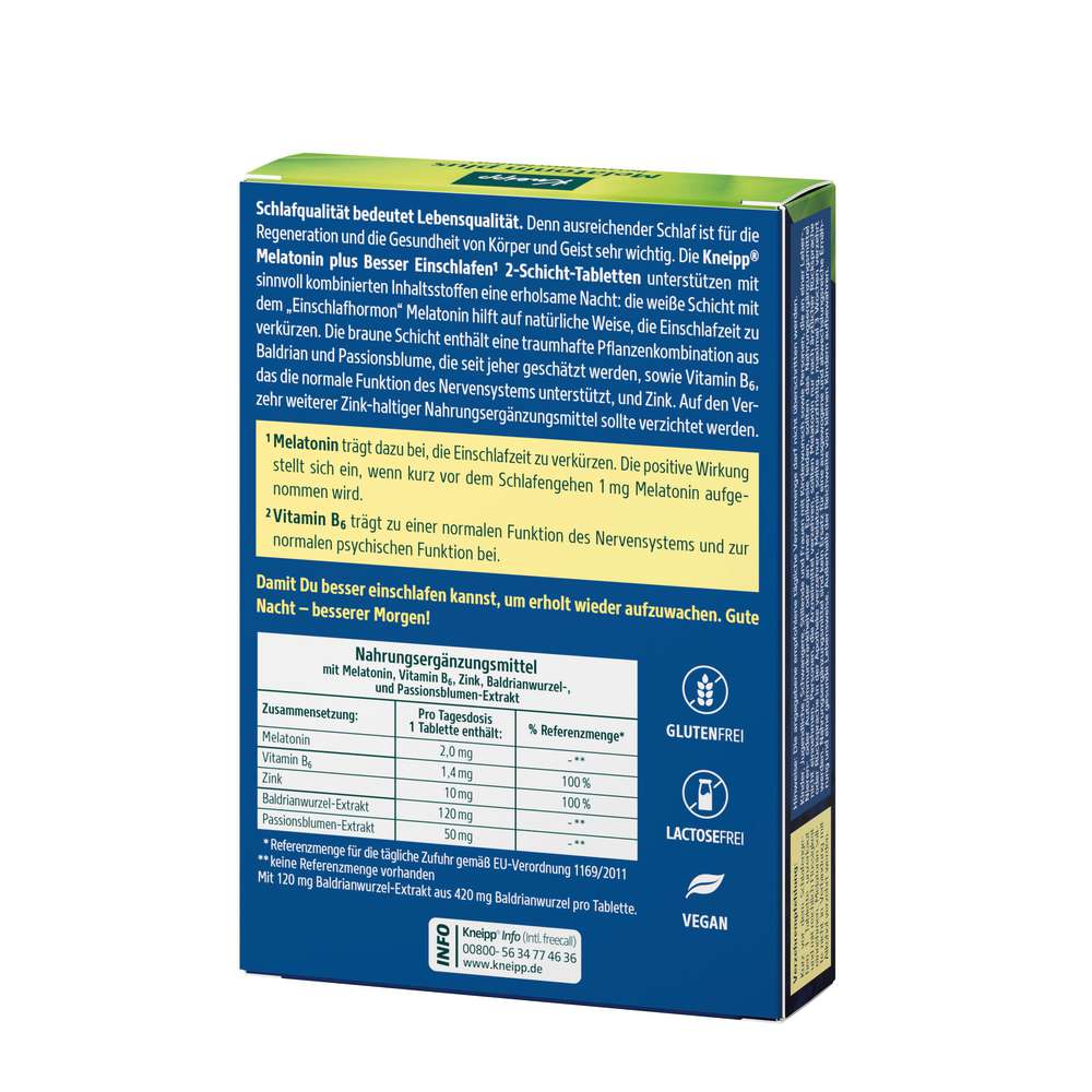 Produktabbildung Kneipp Melatonin Plus