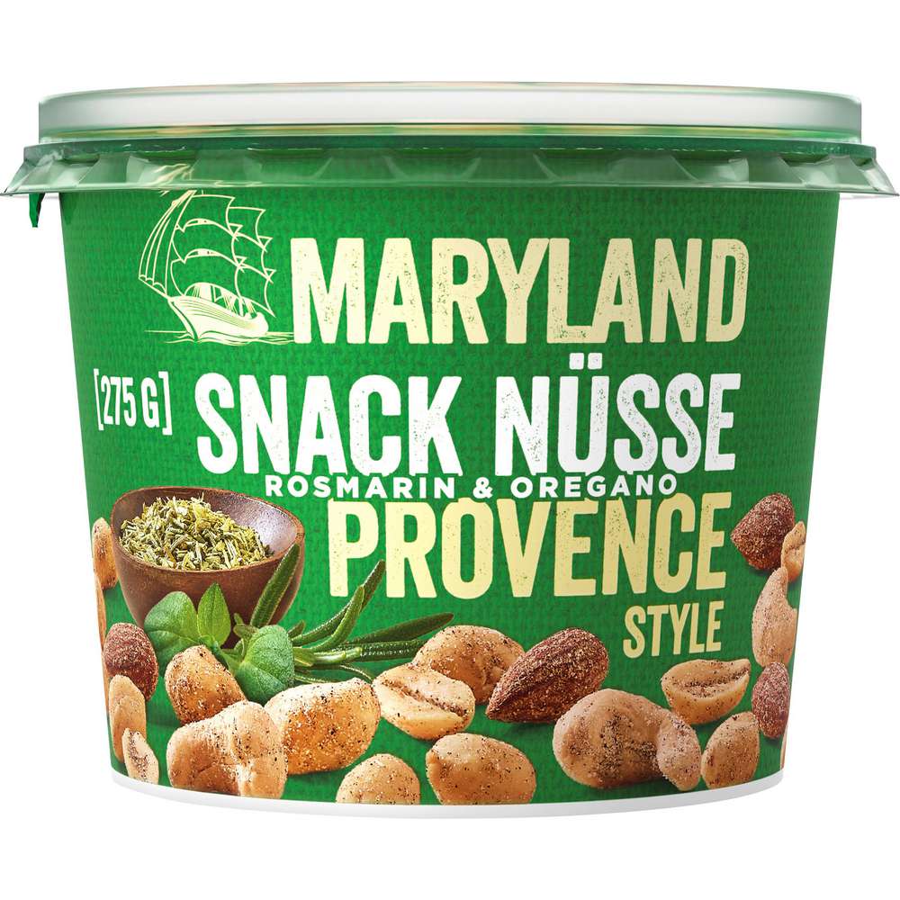 Produktabbildung Maryland Snack Nüsse Rosmarin & Oregano, Provence