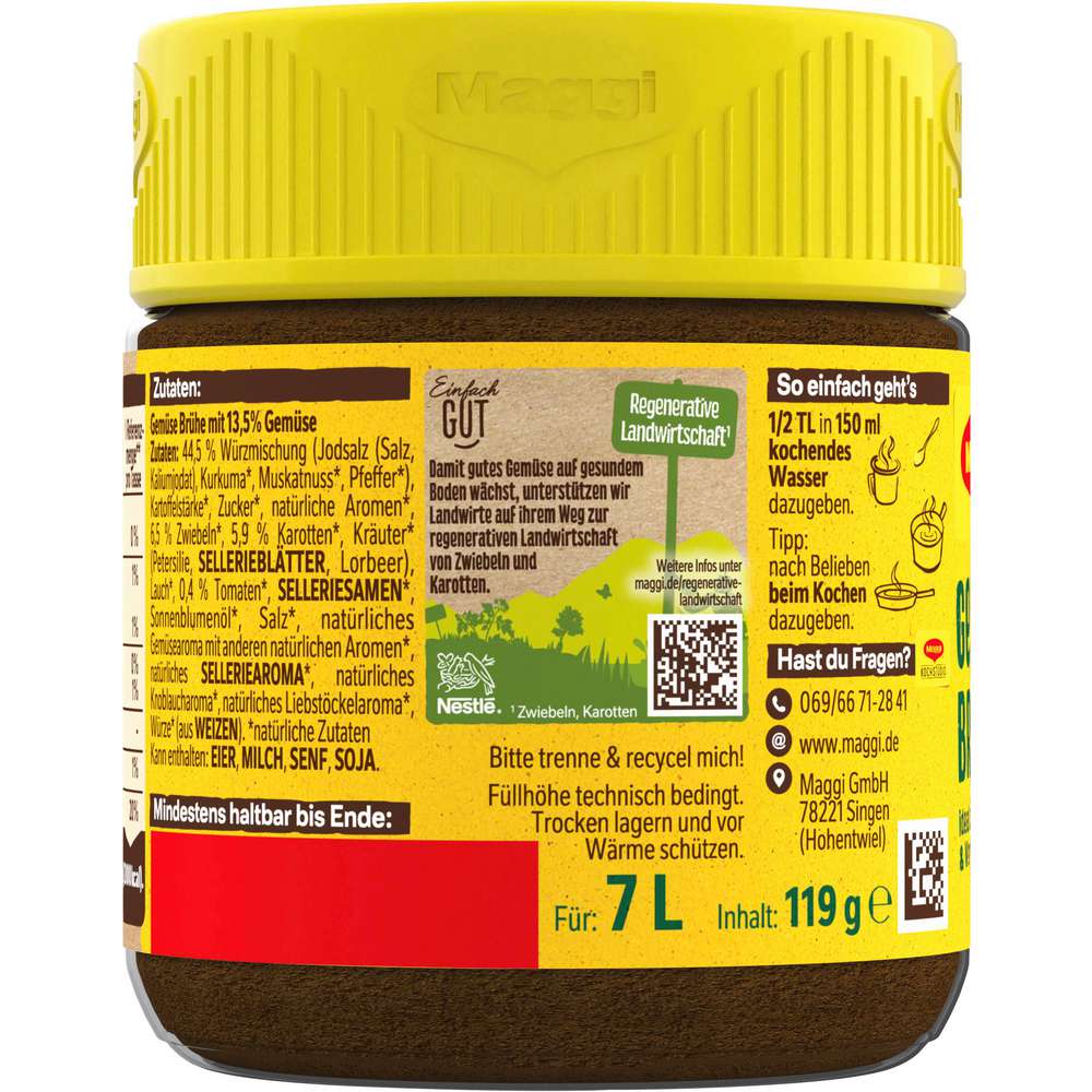 Produktabbildung Maggi Gemüse Brühe