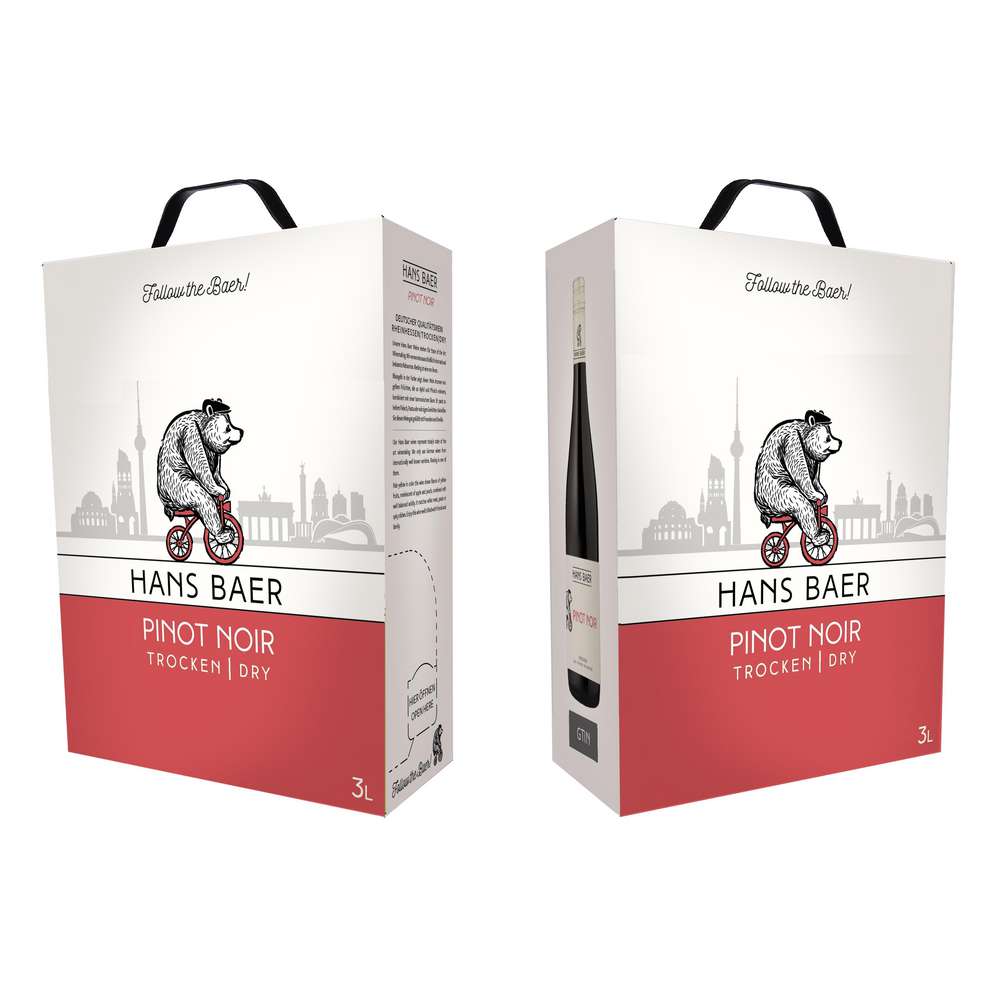 Produktabbildung Hans Baer Pinot Noir, trocken 3L