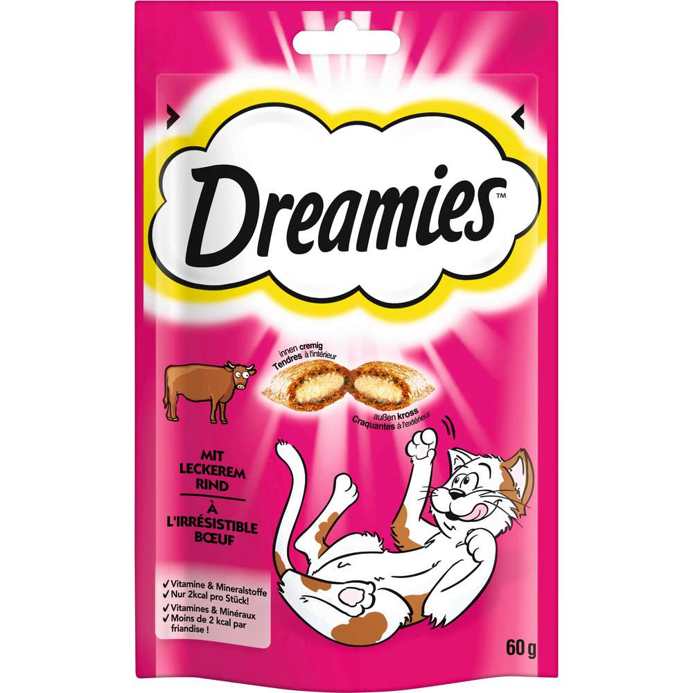 Produktabbildung Dreamies Katzen-Snack, Rind