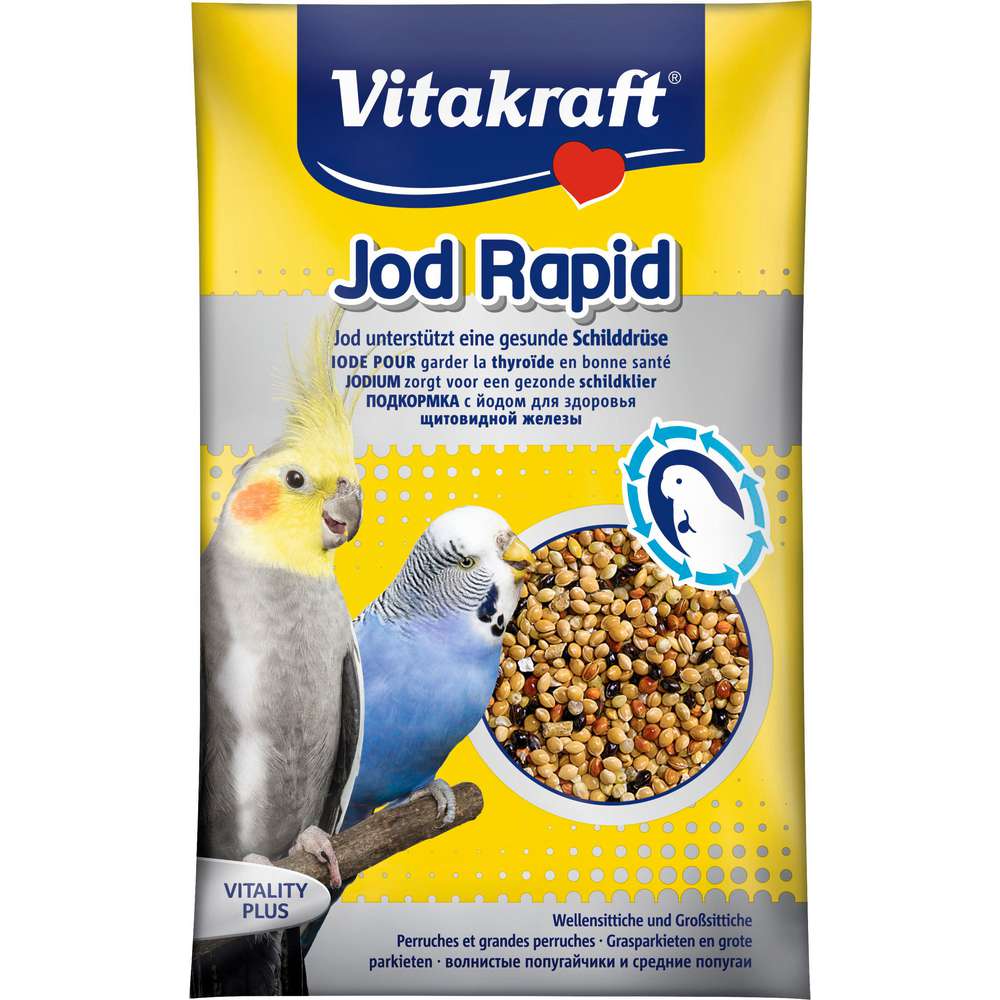Produktabbildung Vitakraft Vogelfutter Jod Rapid Schilddrüse