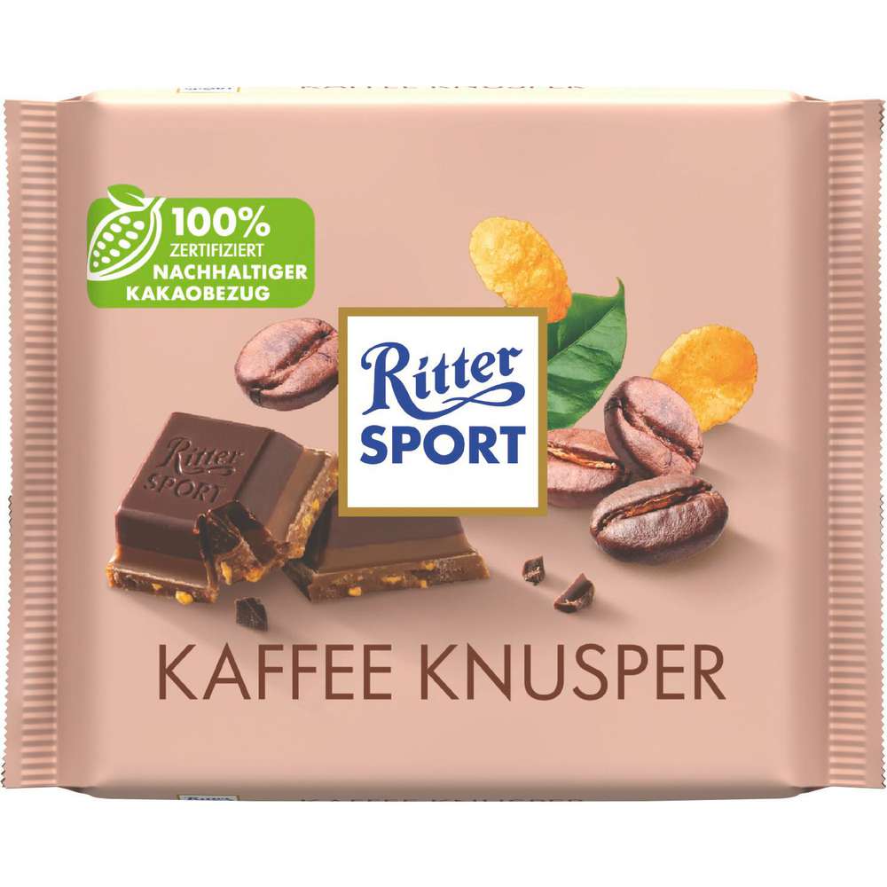 Produktabbildung Ritter Sport Tafelschokolade, Kaffee Knusper