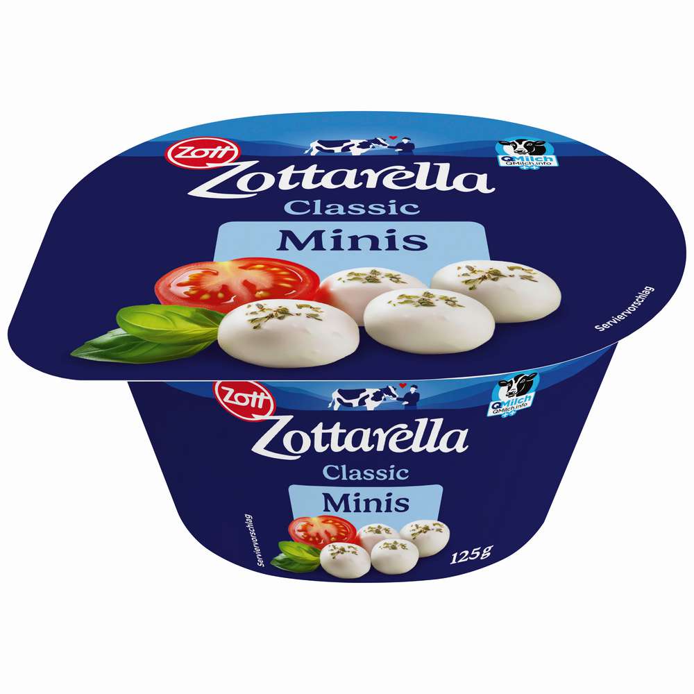 Produktabbildung Zott Mozarella Zottarella Minis, Classic