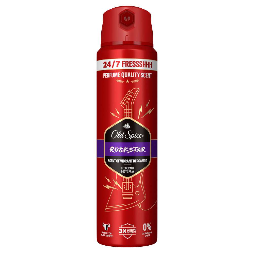 Produktabbildung Old Spice Deo Spray, Rockstar
