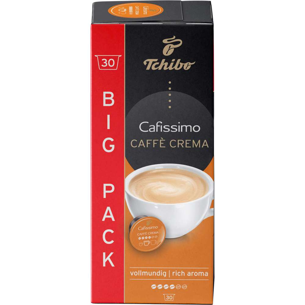 Produktabbildung Tchibo Kaffee-Kapseln Cafissimo, Caffè Crema vollmundig