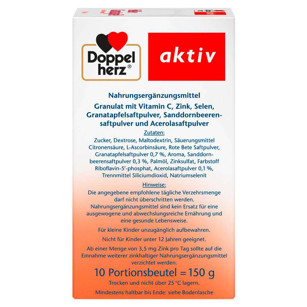 Produktabbildung Doppelherz Heißer Granatapfel