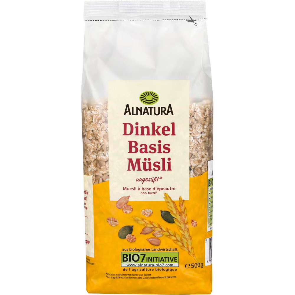 Produktabbildung Alnatura Bio Dinkel Basis Müsli