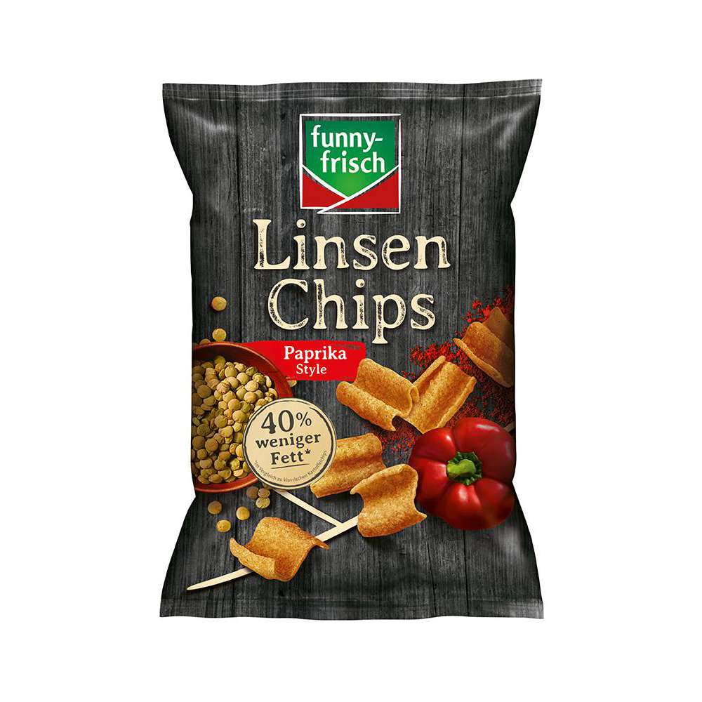 Produktabbildung funny-frisch Linsen Chips Paprika 