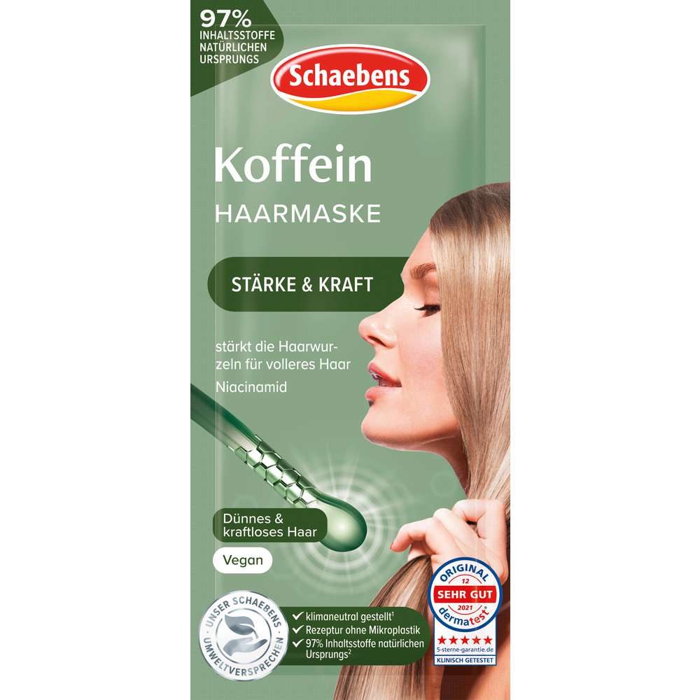 Produktabbildung Schaebens Haarmaske Koffein